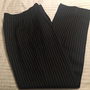 Rafaella Black w/Gold stripes dress pants